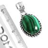 925 Sterling Silver Pendant Women Gemstone Handmade Jewelry Friendship Day Gift Malachite Moonstone Rose Quartz Red Stone Smoky Topaz Tiger Eye