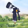 Versatile 9-dial Spray Gun Head Ideal For Lawn Watering And Car Washing Tasks