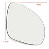 2PC Rearview Mirror Glass Heated W/Holder Fit VW Golf GTI Jetta MK5 Passat