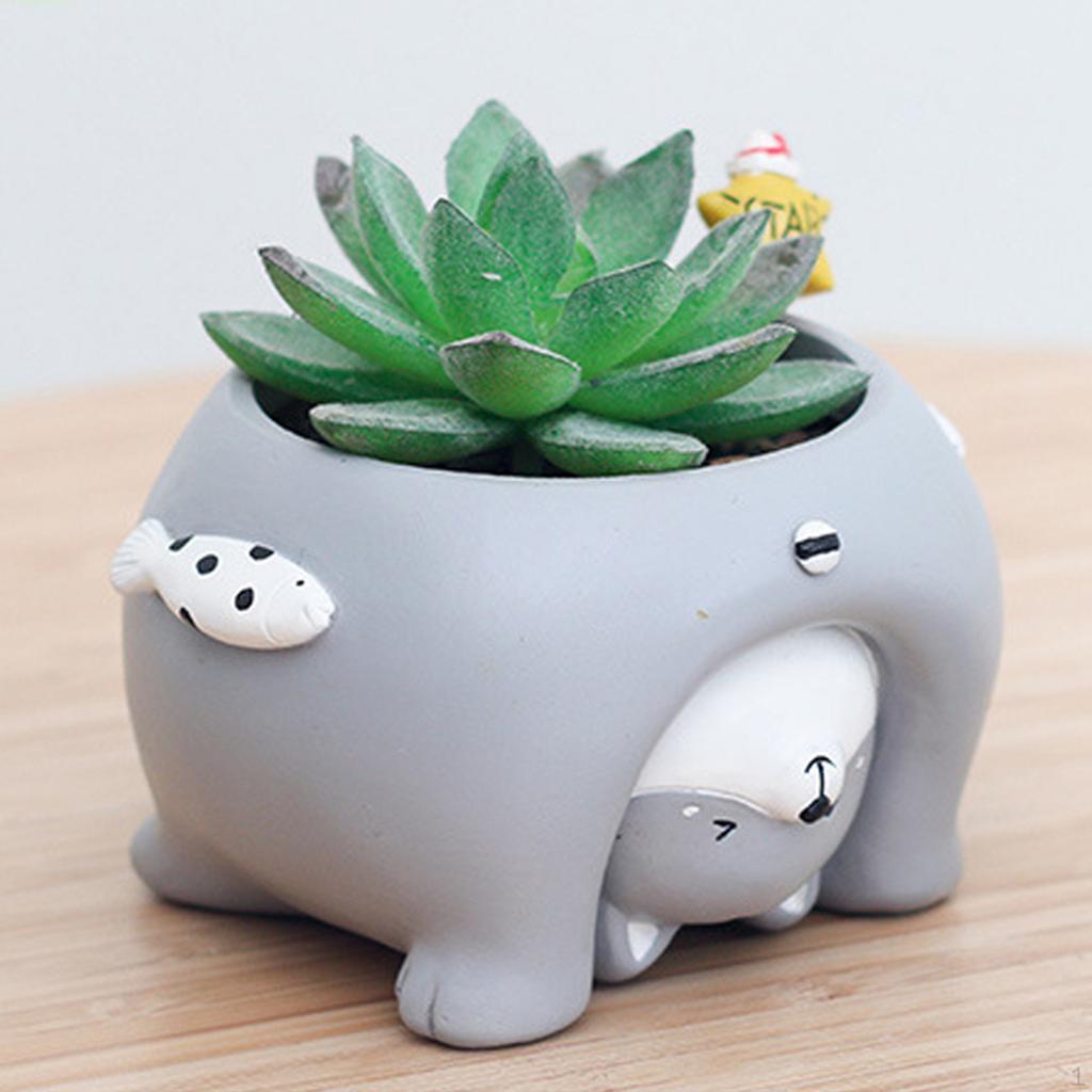 Plant Pot Cute Animal Flower Planter Flowerpot and Garden Decor Bonsai Pots Birthday Gift