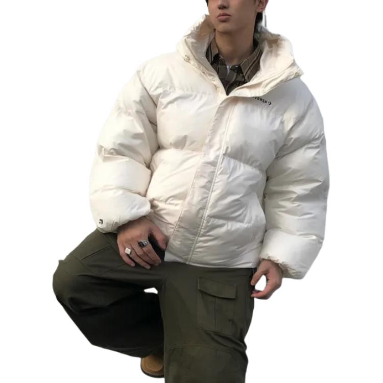 Converse Puffer Jacket Men's White 10027971-A01