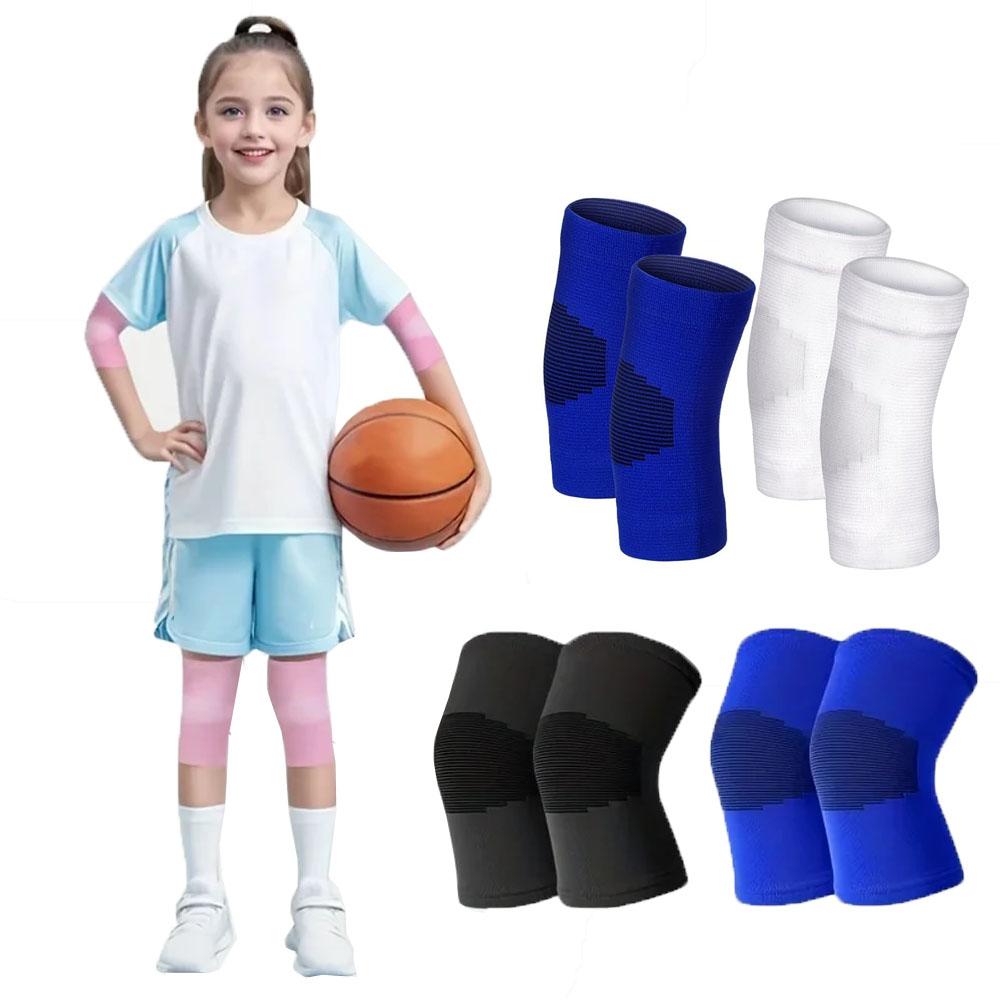 Kids elbow and knee pads,2pcs elbow pads and knee pads, gym arm cover box knee pads for boys and girls, teenagers football