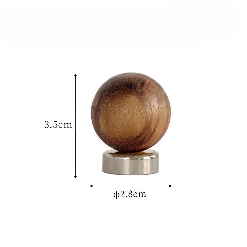 Solid Wood Magnetic Hanging Clothes Hook Without Drilling, Entrance Clothes Hanger, Wall Hanging, Entrance Row Hook, Coat Rack Hanging