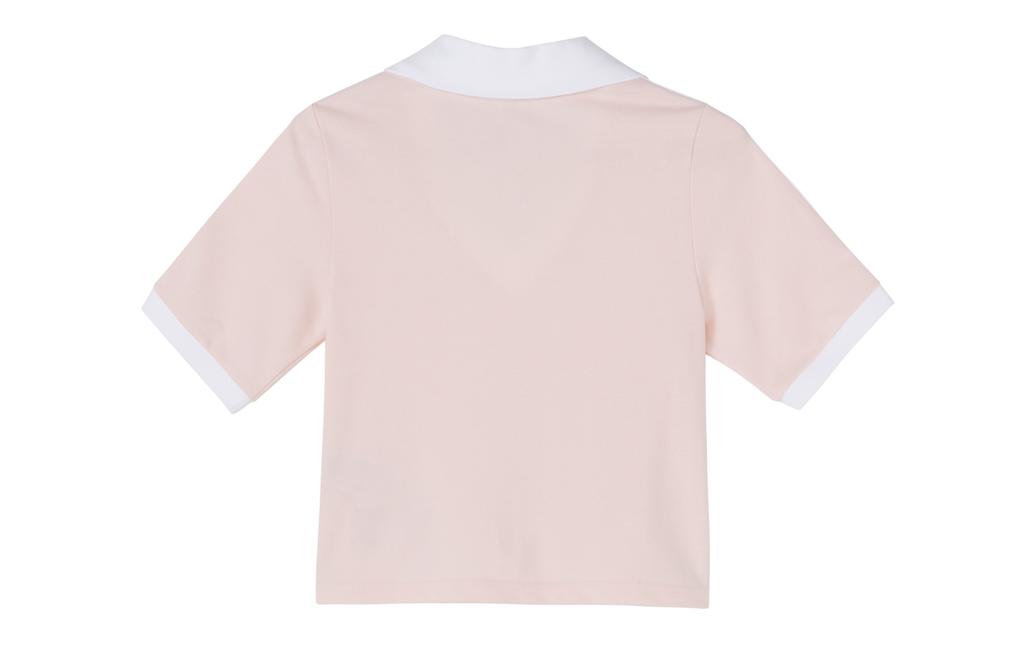 adidas originals Logo Embroidered V-Neck Cropped Top IP3757