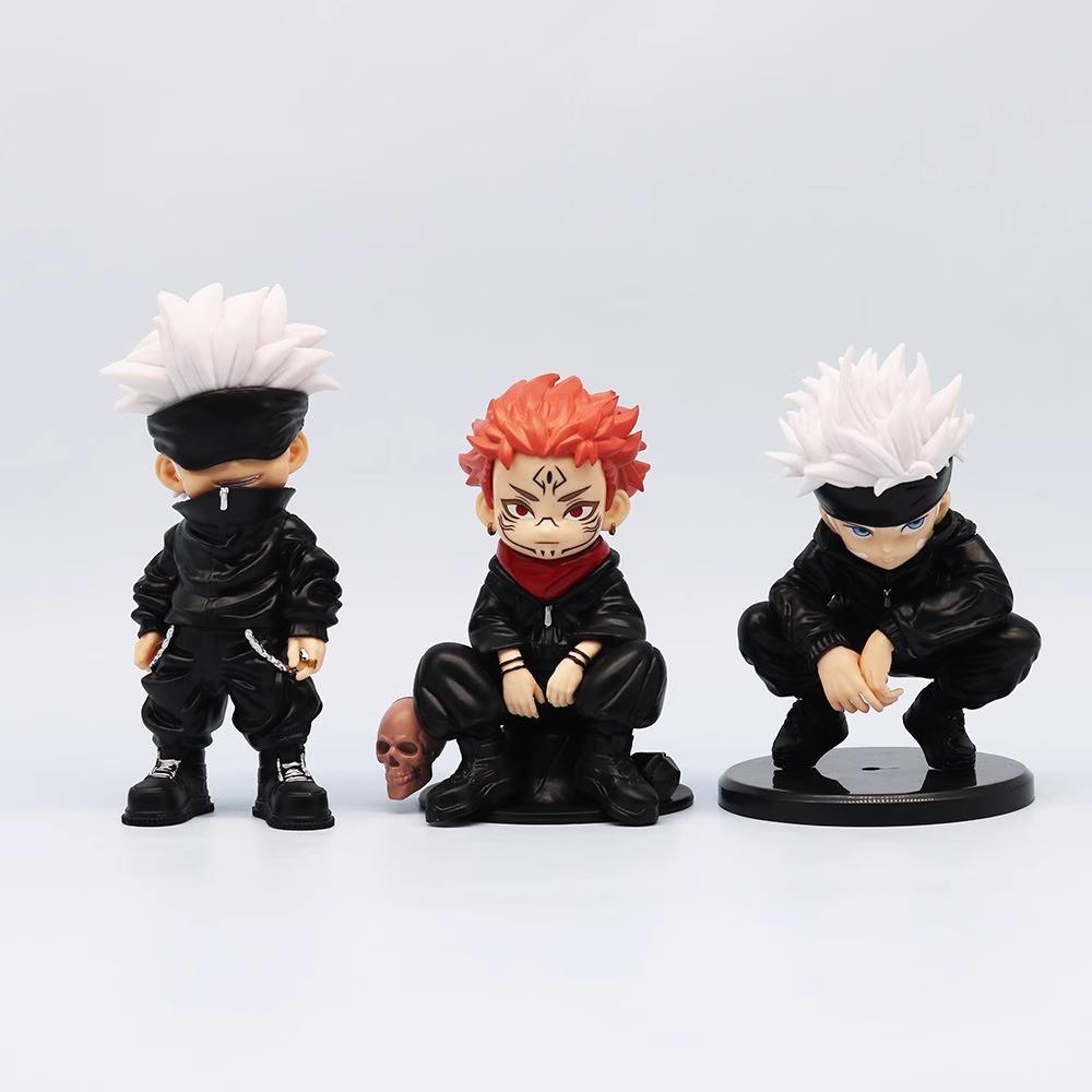 TheFigure Itadori Yuji Gojo Satori Fushiguro Megumi Kugisaki Kawaii  Jujutsu Kaisen  Toy Car Decoration PVC Model Gift