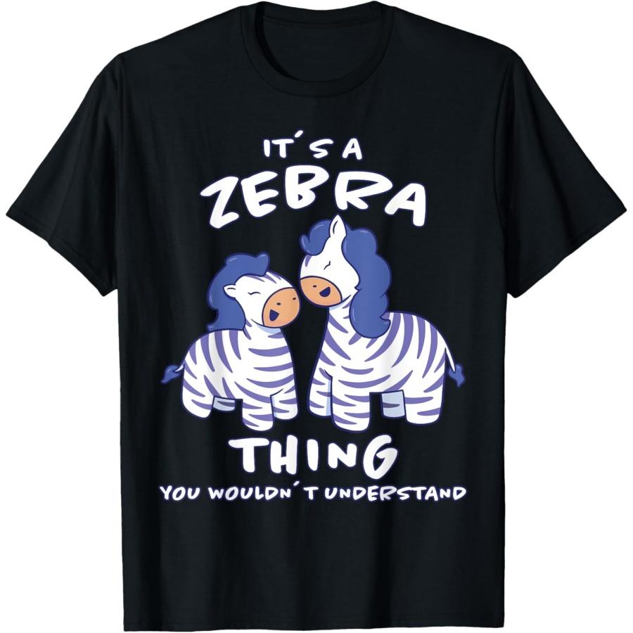 Its A Zebra Thing Africa Steppenzebra Safari Zebras T-Shirt XXXXXL чёрный
