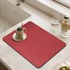 Kitchen Countertop Drain & Absorbent Mat for Dishes, Dining Table, and Coffee Machine