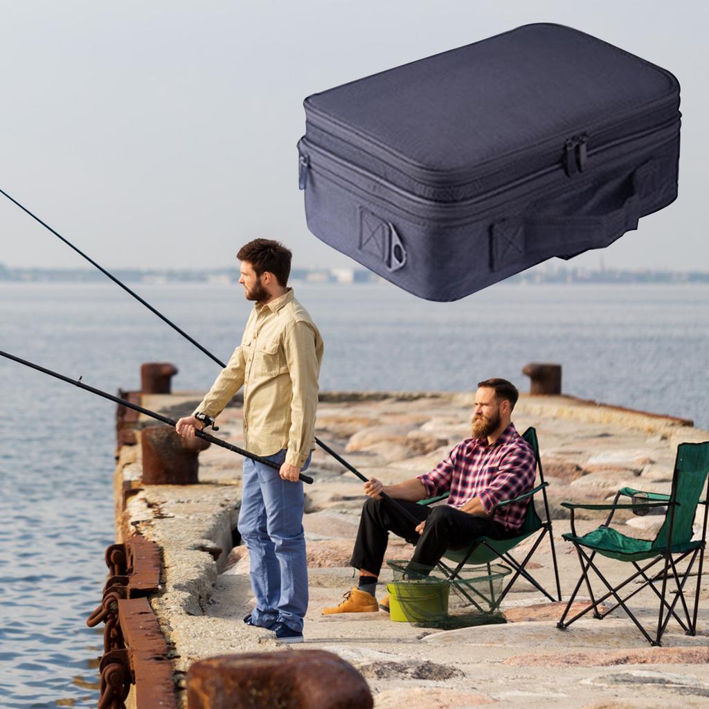 Fishing Reel Gear Organizers Reel Storage for Case, Waterproof Fishing Gear Carry Bag Fishing Reel Bag, Fishing Tackle