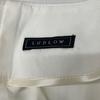 LUDLOW 21-LD21S007TP-002-005 White Balloon Sleeve Shirt Blouse Tops FREE whiteUsed