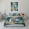 "Rabbit Themed Home Decor Set" Bedding Set with 1 Duvet Cover 2 Pillowcases Single Double King Queen Gift