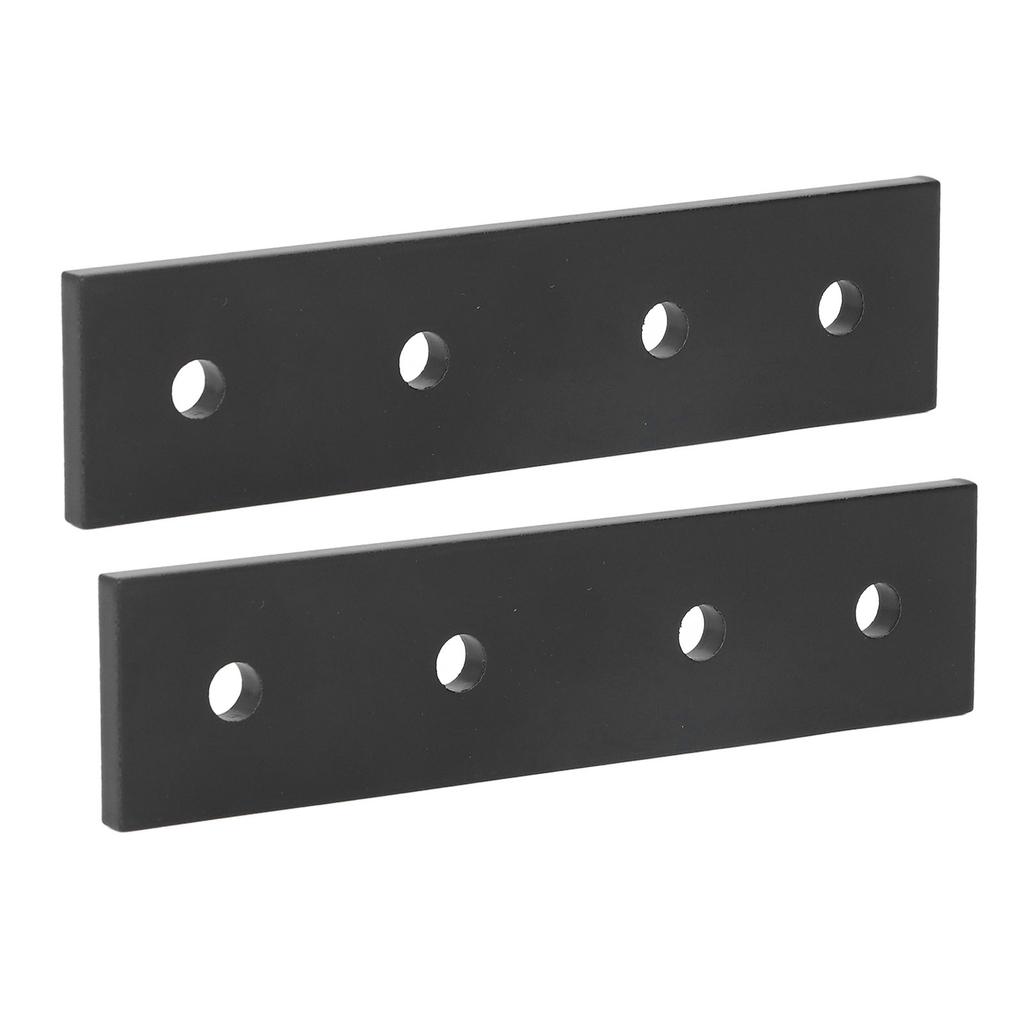 2PCS 4 Hole Connecting Plates Aluminum Alloy Flat Straight Brackets Metal Fastener Accessories 2020