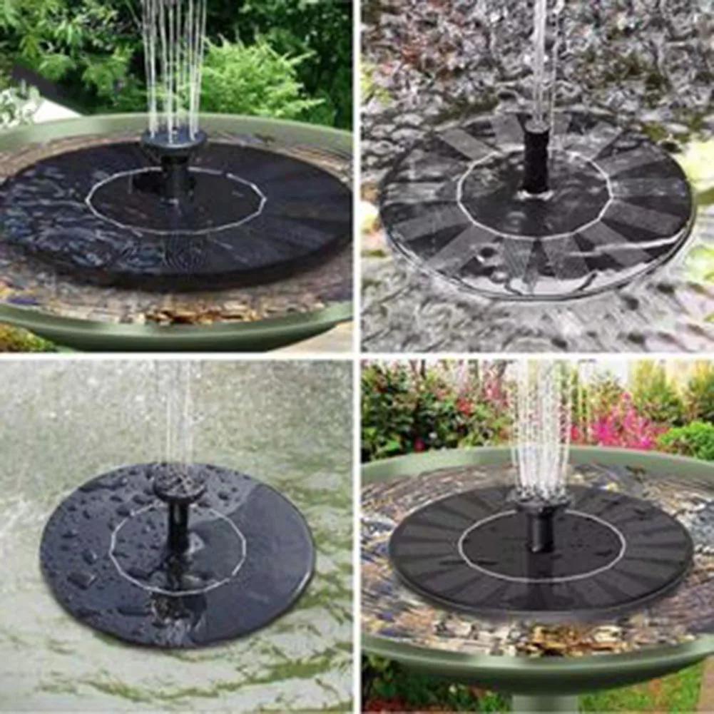 Floating Fountain Solar Fountain Super Long Life Environmentally Friendly Multiple Water Types Multipurpose 110cm