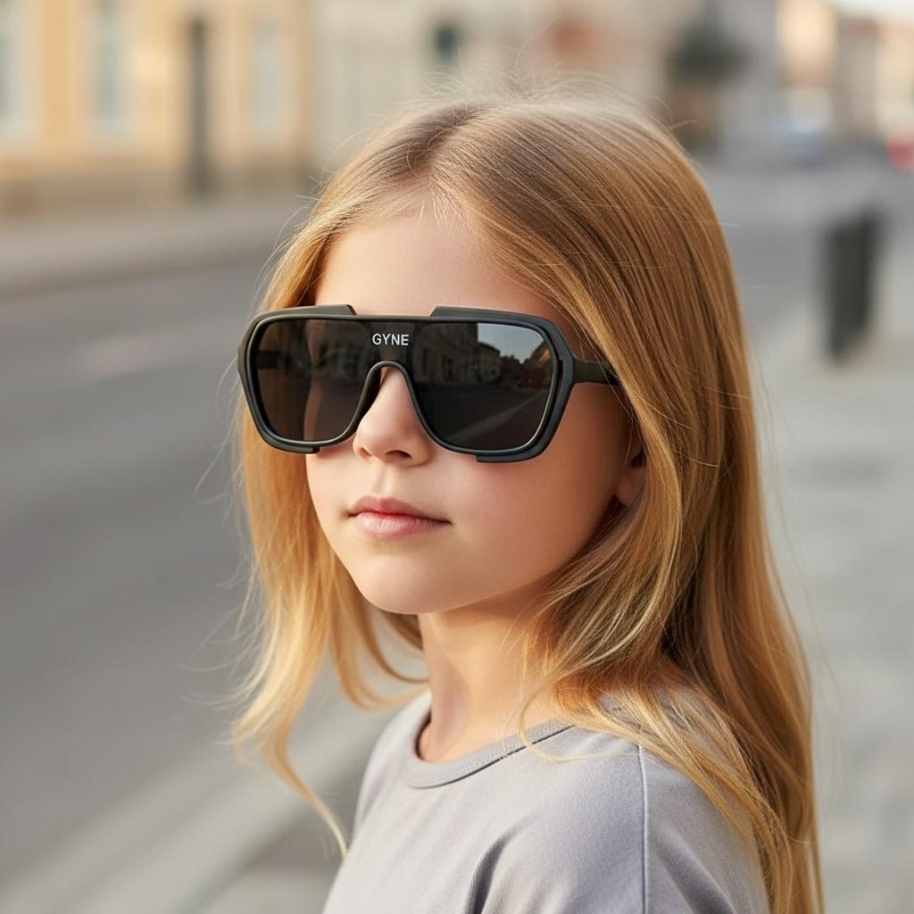 Fashionable Children Large Frame Sunglasses Boys And Girls Uv Protection Fashion Colorful Sunglasses 8859