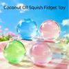 Clear Jelly Sensory Squeeze Balls 1Pcs Handmade Non-Toxic Coconut Oil Toy For Kids Adults Stress Reduction Play