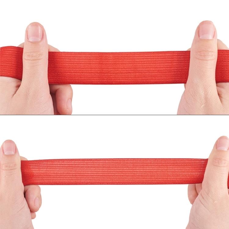 20 Pieces 25mm Wide Elastic Bands In Various Colors For Sewing Crafts And DIY Projects