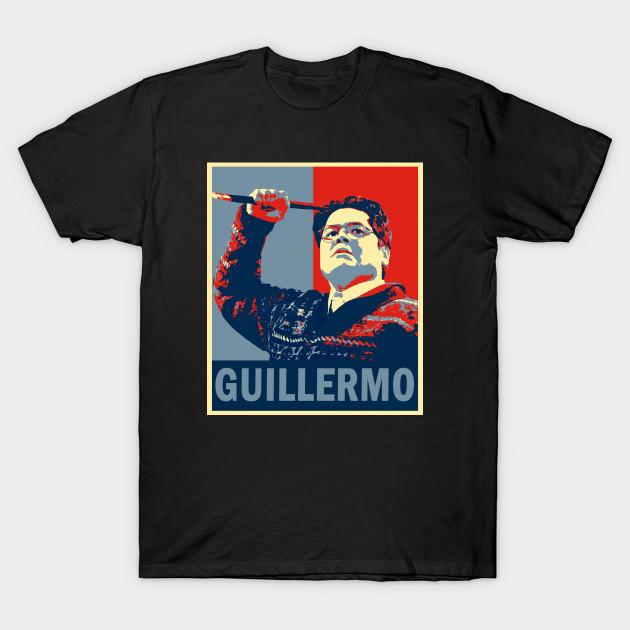

Men Black Print T-shirt Guillermo No-Cut Transfer Paper Print Cotton Tshirt 4XL чорний