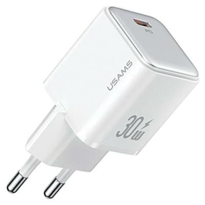 USAMS Ład. Siec. 1Xusb-C Pd30W 3A(Only Head) Pd3.0 Fast Charging Biały/White X-Ron Series Cc186Tc02 (Us-Cc186)
