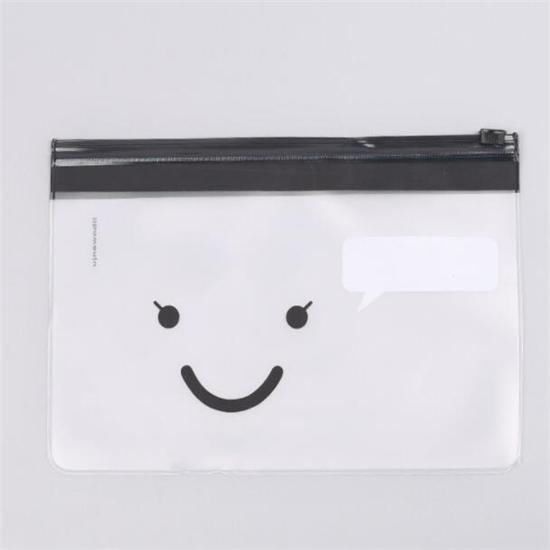 Aufbewahrungstasche 1 Stück einfach transparent Scrub-Serie wasserdicht Aktenordner Cartoon Dokumententasche