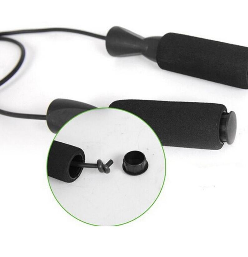 Fitness Equipment Adjustable Sponge Handle Skipping Rope