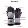 1Pair Heated Gloves Electric Thermal Warmer Gloves Cycling Motorcycle Bicycle Ski Outdoor Activities Equipment Cotton Waterproof