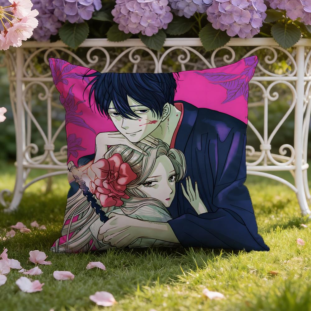 Anime F-Firefly Wedding Cushion Cover Home & Car Dual-Scene Pillow Cover: Reversible for Premium Comfort
