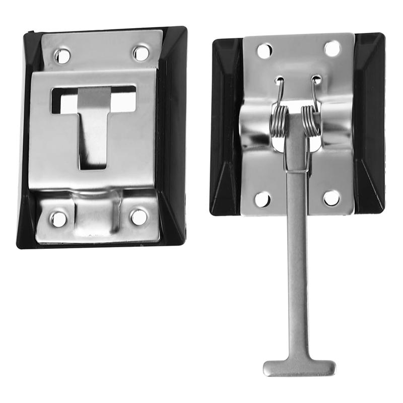 A28G-RV Door Latch Door Holder Stainless Steel Entry Door Holder Keeper Hardware Bracket With Base For Trailer, Camper, Cargo, T