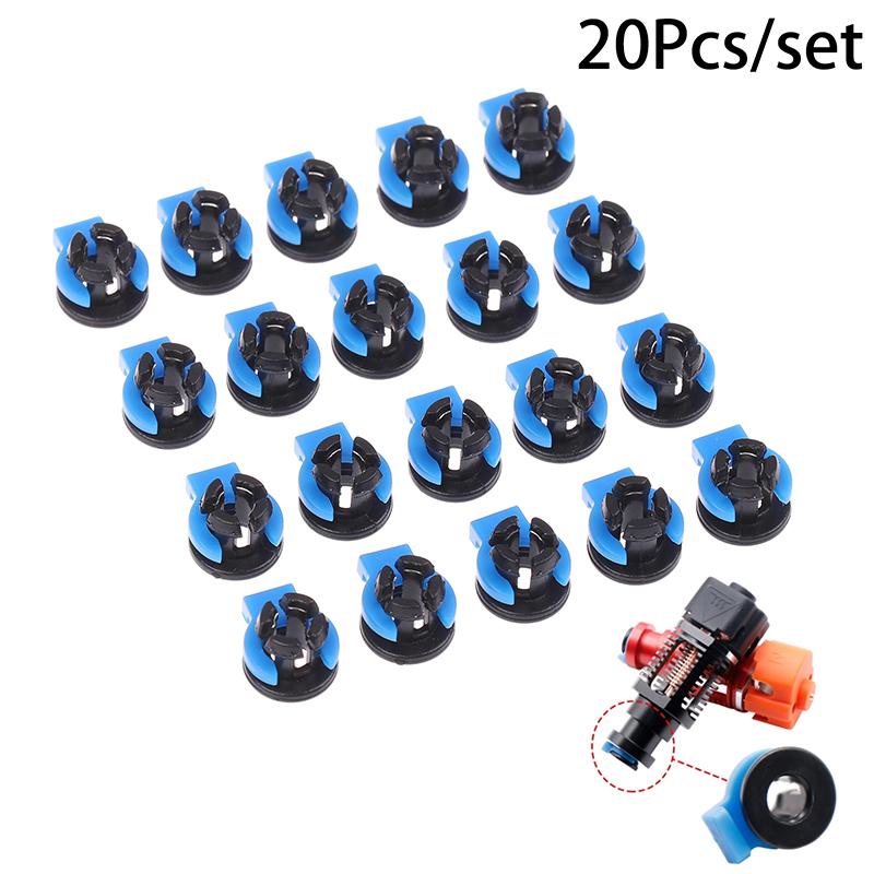 20Pcs Clip Pipe Embedded Clamp Bowden Coupling For Metal Heatsink Hotend Tube 4Mm Collet Extruder Connector