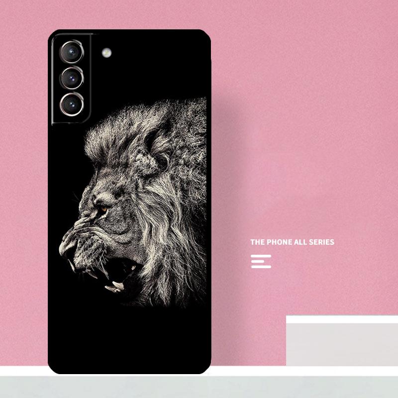 Lion Animal Phone Case For Samsung Galaxy S26 S25 S24 S20 S21 S22 S23 Ultra S10 Plus S25 FE Cover Coque