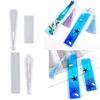 DIY Bookmark Mould Pipa Feather Rectangle Epoxy Resin Casting Mold for Craft Resin Casting Resin Mould Student Gift Tool
