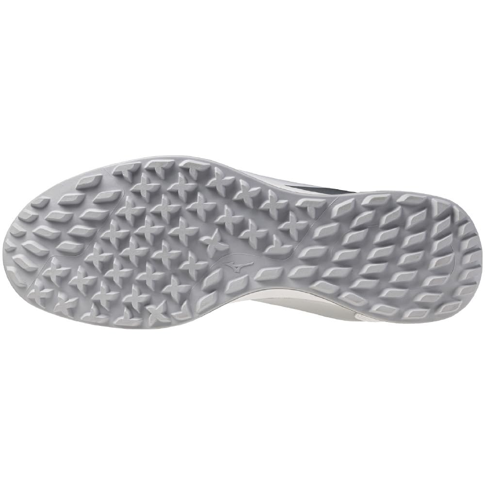 Mizuno GM-STYLE BOA Men's Golf Shoes, White and Blue, Size 26.5 Cm, 3E