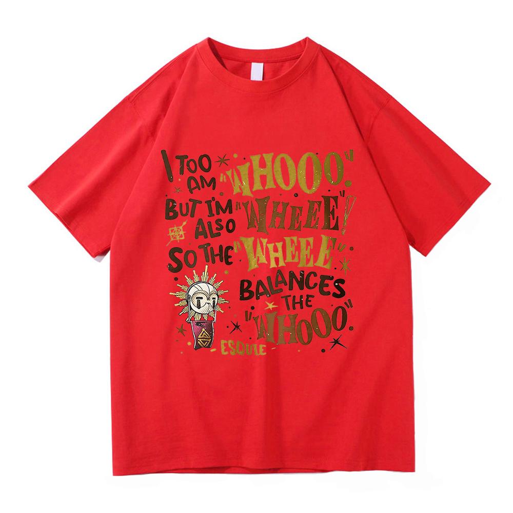 Esquie Clair Obscur Expedition 33 TShirt Whooo Wheee Menwomen Clothing Harajuku High Quality Tops Cotton TShirts Male Tees