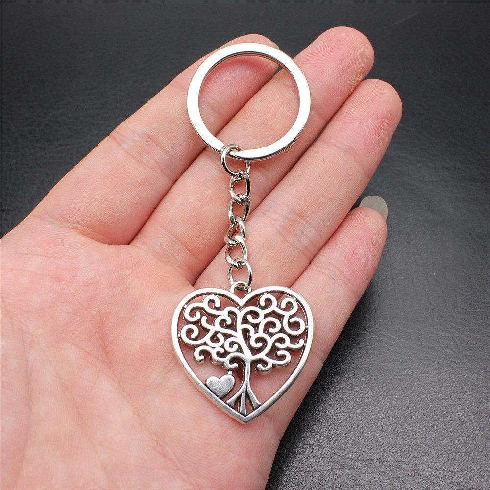 28mm Schlüsselanhänger Lebensbaum Kabbalah Hochzeitsschmuck Zubehör QY054