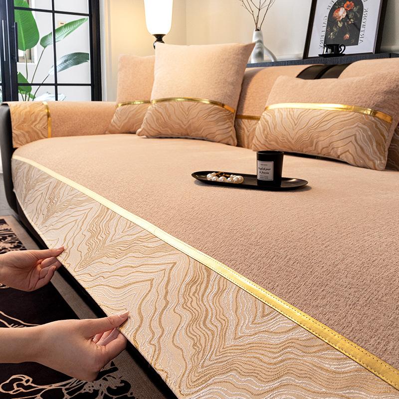 Sofa cushion universal in all seasons 2024 new non-slip seat cushion simple modern style living room sofa cover cloth blanket towel