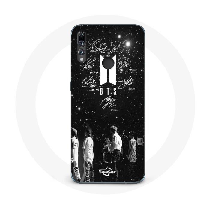 Case - BTS - Huawei P30 Lite - Soft - Black - BTS Members