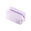 Zipper Toiletry Organizer Storage Bag Women's Pouch Pencil Case Cosmetic Bag Plush Makeup Bags