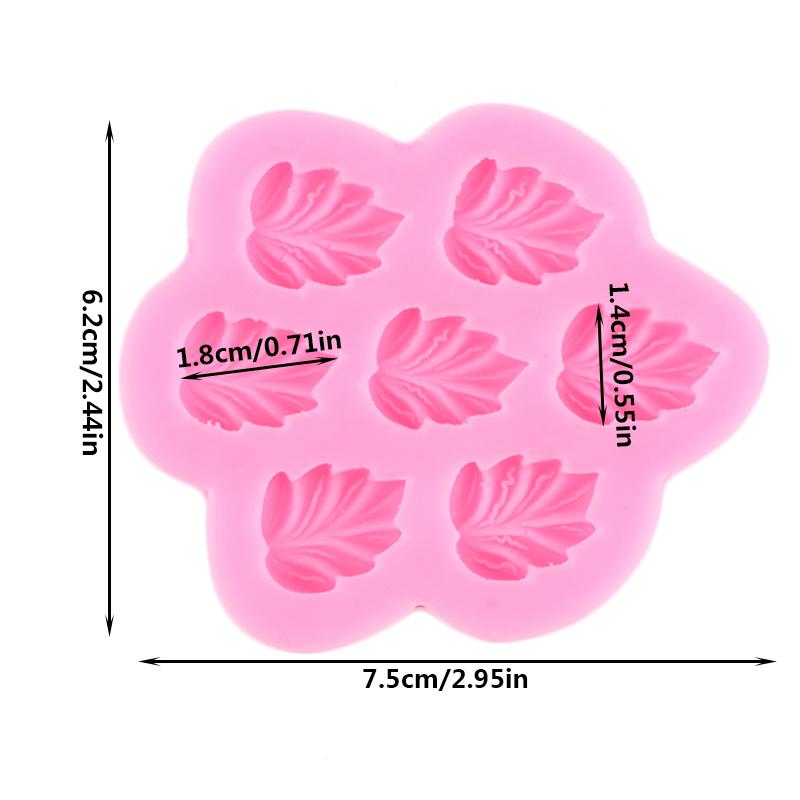 Tropical Leaf Ginkgo Biloba Leaf Palm Leaf Silicone Mould Maple Leaf Fondant Moulds Chocolate Candy Mould Cake Decoration Tools