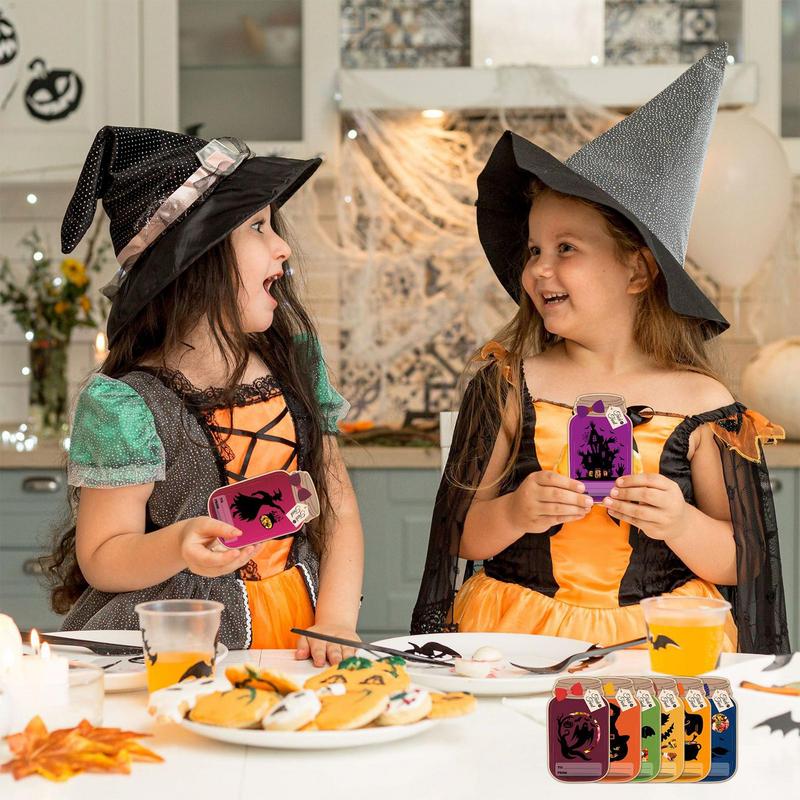 Halloween Cards With Treat Bags Halloween Cards Treat Bags Candy Bags Funny Greeting Goodie Bag Small Jar Party Favor For School