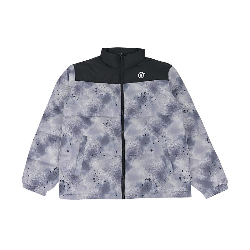 

Vans Куртка мужская пуховая серая с воротником-стойкой на молнии VN000W55YC9 L