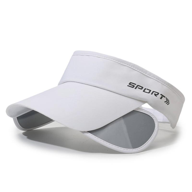Summer Outdoor Sunshade Sports Retractable Hat Brim Empty Top Hat Men's Quick-Drying Sunscreen Cap Women's Running Sun Hat