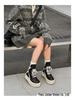 Height-Boost 10cm Unisex High-Top Sneakers with Inverted Triangle Design