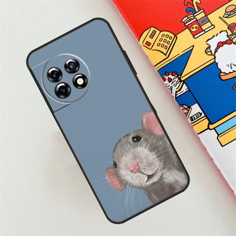 Mouse Rat Case For OnePlus Nord CE 4 3 2 Lite N10 N20 N30 OnePlus 12 11 9 10 Pro 10T 9R 10R 12R Cover