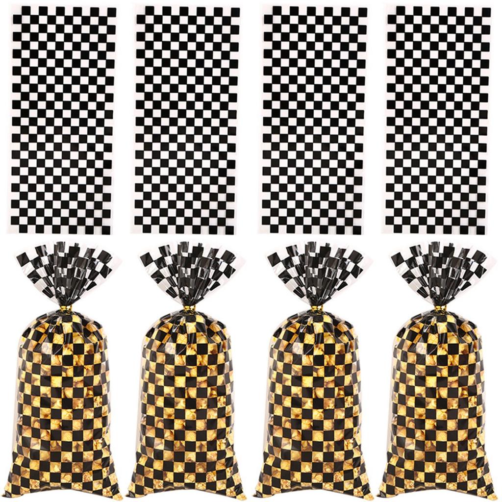 Korean Color Printing Vertical Bar Opp Bundle Pocket Bread  Bag