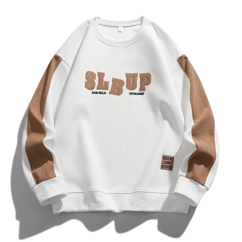 New Year Round Sweater Men's Autumn and Winter Large-size Printed Sweater Men's Top