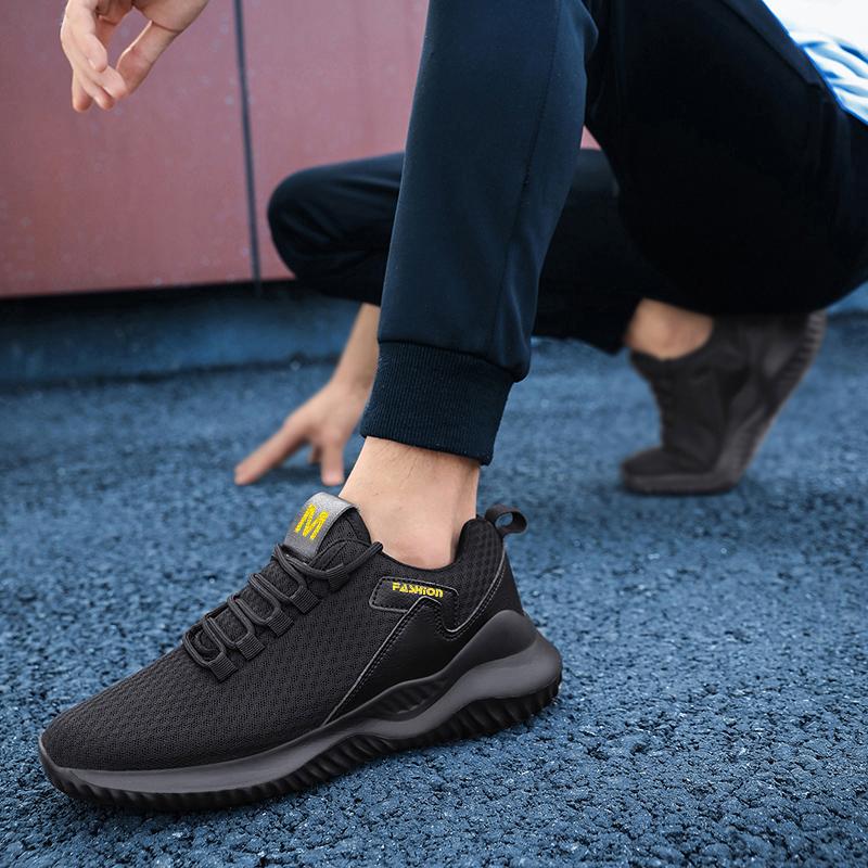 Men Running Shoes Training Fashion Casual Breathable Walking Comfortable Lightweight Rebound Versatile Outdoor Sneakers