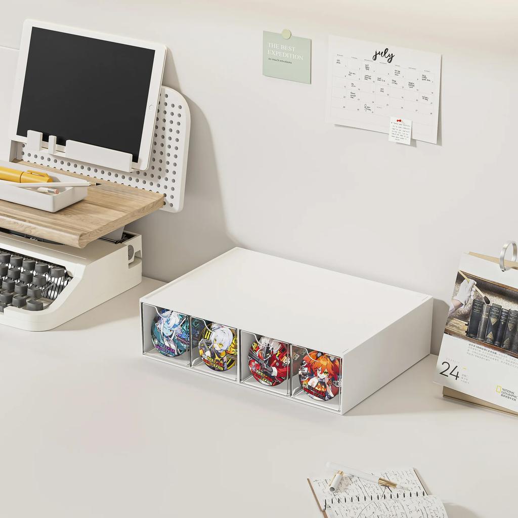 Przezroczyste Organizery Pudełka do Przechowywania Kolczyków Kosmetyczne Uchwyt do Przechowywania Biżuterii Wielofunkcyjne Pudełko do Przechowywania z Szufladą Organizujące Szafki