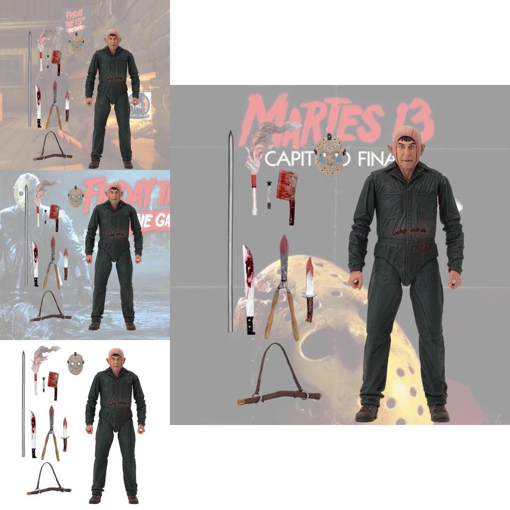 Neca Roy Burns 137 Pvc Material Creative And Cool Collectible Figure 18cm Height