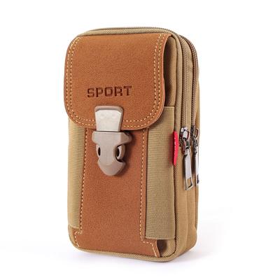 Men's Multifunctional Waist Bag Cell Phone Wallet Casual Tactical Pouch Outdoor Sports Pocket Bag Waist Pack Bag Running Pockets
