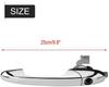 For 12-20 Fiat 500 Front Driver Side Exterior Outside Chrome Door Handle Left x1