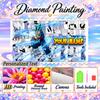 Personalized Gogeta Diamond Art Custom Name 5D Diamond Painting Full Drill DIY Craft