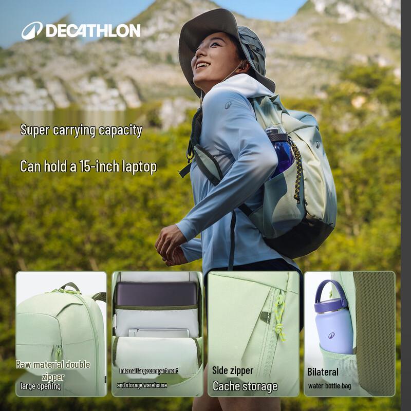 Sac à dos de randonnée léger d'extérieur Decathlon